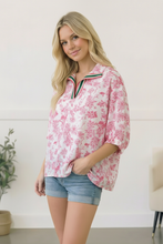 Load image into Gallery viewer, Pink Lemonade Floral Top
