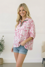 Load image into Gallery viewer, Pink Lemonade Floral Top
