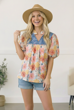 Load image into Gallery viewer, Singing in Spring Floral Top
