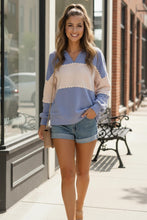 Load image into Gallery viewer, Bluebell Breeze Collared Pullover
