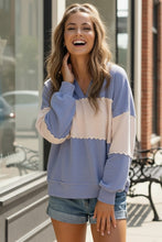 Load image into Gallery viewer, Bluebell Breeze Collared Pullover

