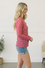 Load image into Gallery viewer, All Heart Mesh Top
