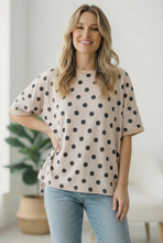 Load image into Gallery viewer, Play Date in Paris Polka Dot Tee

