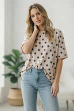 Load image into Gallery viewer, Play Date in Paris Polka Dot Tee
