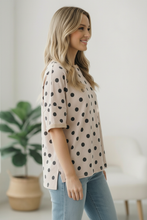 Load image into Gallery viewer, Play Date in Paris Polka Dot Tee
