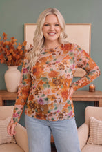 Load image into Gallery viewer, Mums the Word Mesh Floral Top
