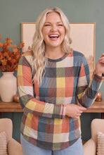 Load image into Gallery viewer, Check Those Boxes Long Sleeve Top

