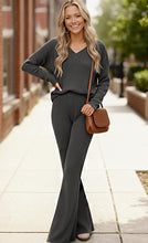 Load image into Gallery viewer, Cozy on Main Charcoal Sweater Set
