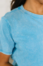 Load image into Gallery viewer, Had to Be There Mineral Wash Tee in Deep Sky
