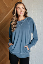 Load image into Gallery viewer, Hands Down Favorite Sweatshirt in Dusty Blue
