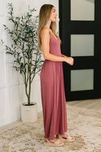 Load image into Gallery viewer, Head to Toe Whoa Gathered Wide Leg Jumpsuit in Mauve
