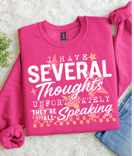 Load image into Gallery viewer, Several Thoughts Graphic Tee &amp; Sweatshirt (multiple color options)
