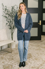 Load image into Gallery viewer, Here to Help Open Front Cardigan in Midnight
