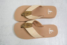 Load image into Gallery viewer, Summer Break Sandals in Raffia by Corkys
