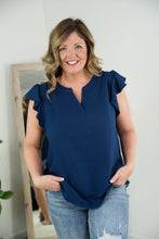 Load image into Gallery viewer, Charming Top in Navy
