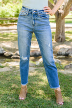 Load image into Gallery viewer, Howdy Embroidery Boyfriend Jeans By Judy Blue
