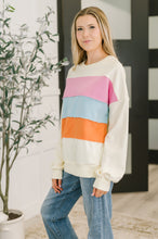 Load image into Gallery viewer, Humor Me Color Block Relaxed Pullover

