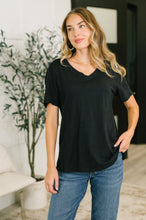 Load image into Gallery viewer, I Don't Have to Choose V-Neck Tee in Black
