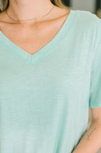 Load image into Gallery viewer, I Don't Have to Choose V-Neck Tee in Mint
