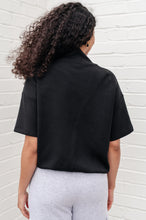 Load image into Gallery viewer, I Just Felt Like It Mock Neck Top in Black
