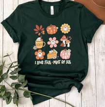 Load image into Gallery viewer, I Love Fall Most of All Graphic T-Shirt
