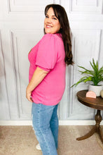 Load image into Gallery viewer, Adorable Sequin Easter Egg Terry Top in Hot Pink
