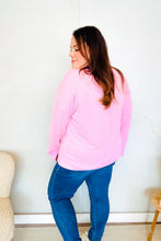 Load image into Gallery viewer, Eyes On You Mineral Wash Rib Notch Neck Pocket Top in Pink
