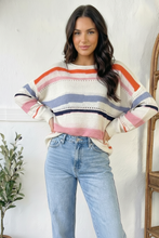 Load image into Gallery viewer, The Sweet Stripes Sweater
