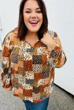 Load image into Gallery viewer, Earthbound Multi Leopard Patchwork Tie String Top
