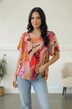 Load image into Gallery viewer, Art Walk Print Blouse
