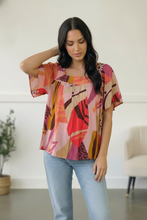 Load image into Gallery viewer, Art Walk Print Blouse
