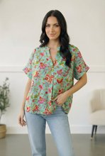 Load image into Gallery viewer, Jade Garden Easy Does it Blouse
