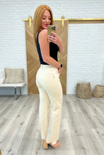 Load image into Gallery viewer, Alice High Rise Over Dyed 90&#39;s Straight Jeans in Light Khaki by Judy Blue
