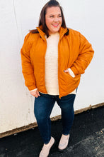 Load image into Gallery viewer, Eyes On You Quilted Puffer Jacket in Butterscotch
