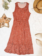 Load image into Gallery viewer, Bailey Dress - Rust Floral
