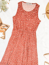 Load image into Gallery viewer, Bailey Dress - Rust Floral
