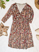 Load image into Gallery viewer, Taylor Dress - Mocha Floral
