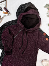 Load image into Gallery viewer, Sawyer Singlehood Hoodie - Quilted Burgundy
