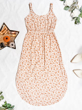 Load image into Gallery viewer, Reagan Ribbed Midi Dress - Sand and Rust Floral
