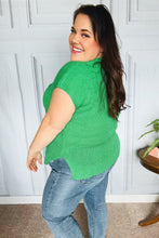Load image into Gallery viewer, Best In Bold Dolman Ribbed Knit Sweater Top in Kelly Green
