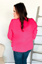 Load image into Gallery viewer, Stay With Me Pink V Neck Ribbon Bow Babydoll Woven Blouse
