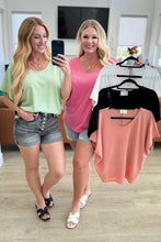 Load image into Gallery viewer, Big Sky Country Waffle Knit Top In Sage
