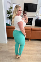 Load image into Gallery viewer, Bridgette High Rise Garment Dyed Slim Jeans in Aquamarine by Judy Blue
