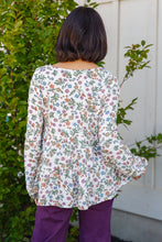 Load image into Gallery viewer, I Think I Can V-Neck Floral Top
