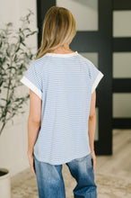 Load image into Gallery viewer, I Wouldn't Mind Short Sleeve Top in Cornflower Blue
