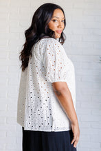 Load image into Gallery viewer, I&#39;ll Let You Know Eyelet Lace Blouse
