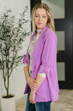 Load image into Gallery viewer, I'm Really That Gal Open Front Blazer in Orchid Glow
