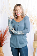 Load image into Gallery viewer, Ice Princess Thumbhole Top
