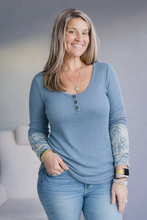 Load image into Gallery viewer, Ice Princess Thumbhole Top
