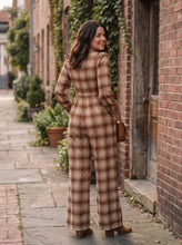 Load image into Gallery viewer, Plaid About You Wide-Leg Jumpsuit (multiple color options)
